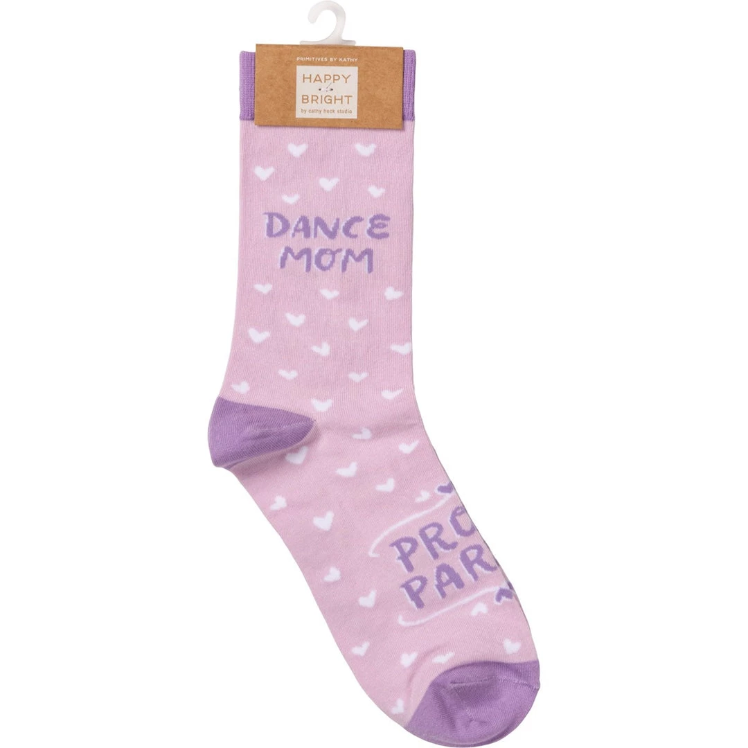 Primitives By Kathy Dance Mom Proud Parent Socks 5 Primitives By Kathy Dance Mom Proud Parent Socks