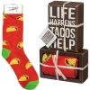 Primitives By Kathy Life Happens Tacos Help Socks & Box Sign Gift Set Socks! Socks! Socks! 1 Primitives By Kathy Life Happens Tacos Help Socks & Box Sign Gift Set Socks! Socks! Socks!