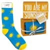 Primitives By Kathy You Are My Sunshine Socks & Box Sign Gift Set Socks! Socks! Socks!