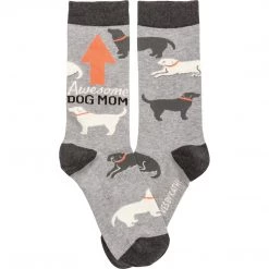 Primitives By Kathy Awesome Dog Mom Socks