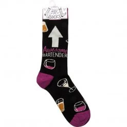 Primitives By Kathy Awesome Bartender Socks