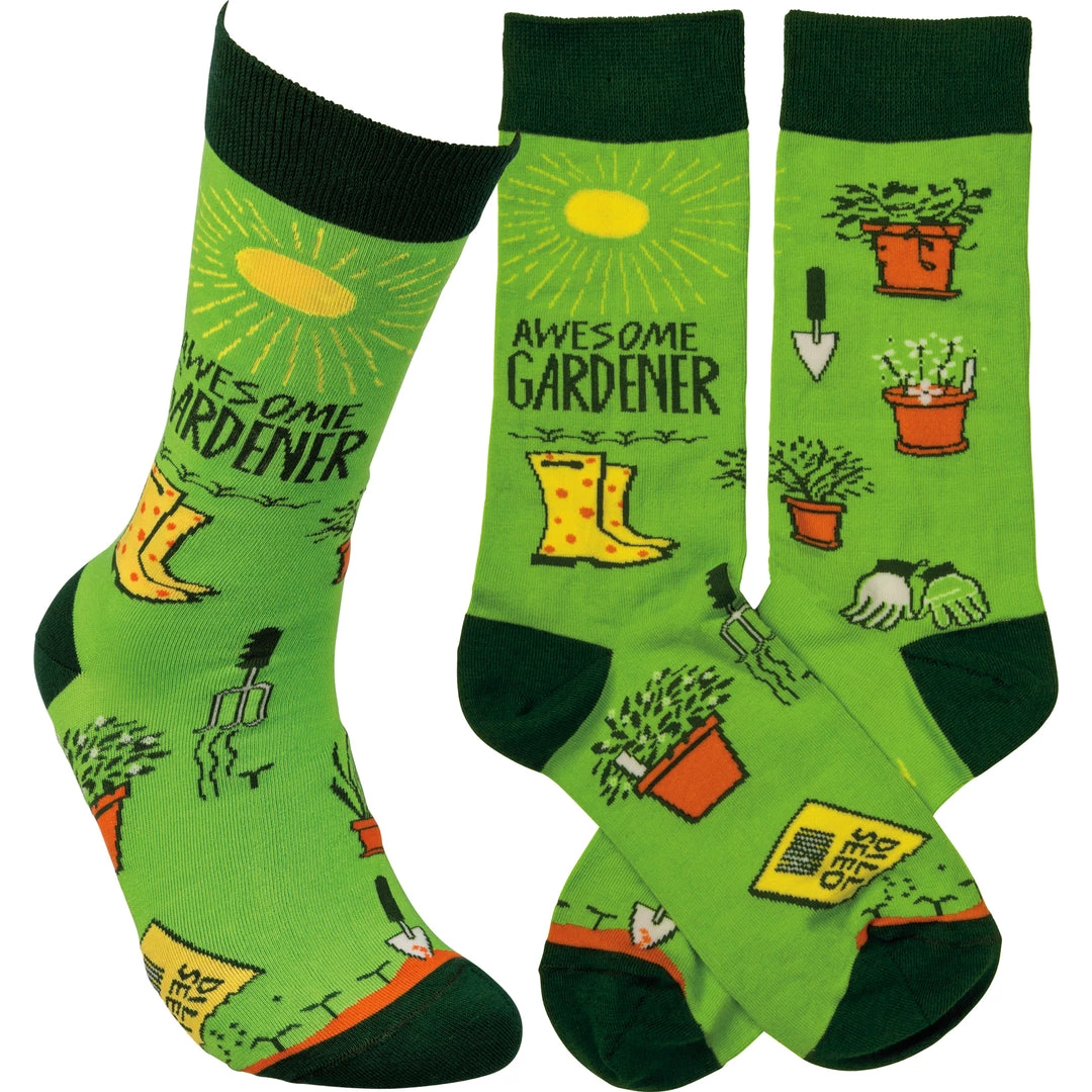 Primitives By Kathy Awesome Gardener Socks Socks! Socks! Socks! 3 Primitives By Kathy Awesome Gardener Socks Socks! Socks! Socks!
