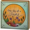 Primitives By Kathy One Day At A Time - Box Sign 1 Primitives By Kathy One Day At A Time - Box Sign
