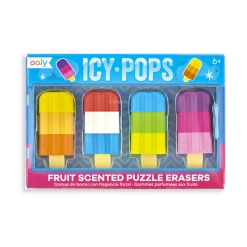 Ooly Icy Pops Fruit-Scented Popsicle Erasers Set