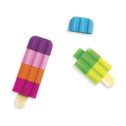 Ooly Icy Pops Fruit-Scented Popsicle Erasers Set 9 Ooly Icy Pops Fruit-Scented Popsicle Erasers Set