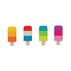 Ooly Icy Pops Fruit-Scented Popsicle Erasers Set