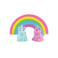 Ooly Unique Unicorns Strawberry-Scented Pencil Erasers Set