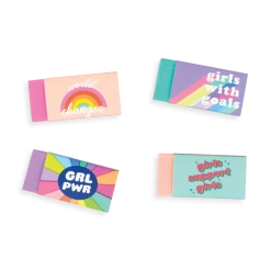 Ooly GRL PWR Girl Power Pencil Erasers Set Kids Crafts & Activities