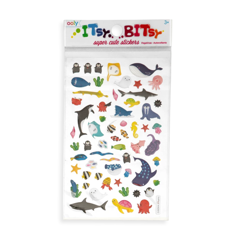 Ooly Itsy Bitsy Stickers - Marine Friends 3 Ooly Itsy Bitsy Stickers - Marine Friends
