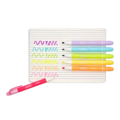 Ooly Mini Magic Liners Erasable Highlighters Set 9 Ooly Mini Magic Liners Erasable Highlighters Set
