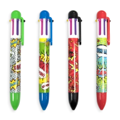 Ooly Comic Attack 6-click Multicolor Pens