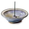 Shoyeido Moon Glow Ceramic Round Incense Holder Incense & Accessories