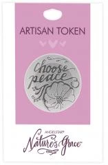 Discontinued Choose Peace / Love ~ Nature's Grace Token