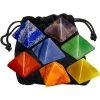 Kheops International Gemstone Carved Pyramid Chakras (Set Of 7)
