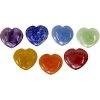 Kheops International Crystals & Tumbled Stones Gemstone Carved Hearts Chakra (Set Of 7) 1 Kheops International Crystals & Tumbled Stones Gemstone Carved Hearts Chakra (Set Of 7)