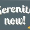 Ata Boy Seinfeld "Serenity Nows" Quote Magnet