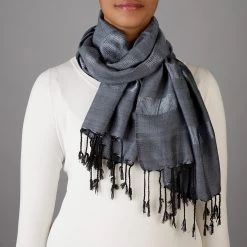 Ten Thousand Villages Mysterious Night Scarf Handcrafted In Egypt
