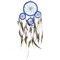 Kheops International Brown Feathers Blue Dreamcatcher Dreamcatcher Gifts