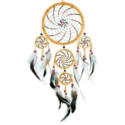 Kheops International Spiral Beaded Dreamcatcher