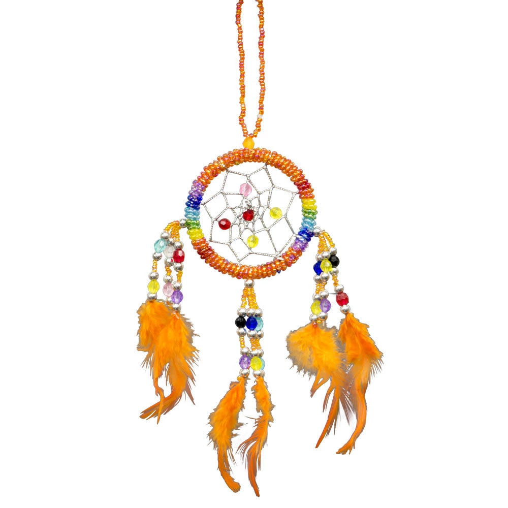 Kheops International Dreamcatcher Gifts Orange Chakra Beaded Dreamcatcher 3 Kheops International Dreamcatcher Gifts Orange Chakra Beaded Dreamcatcher