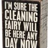 Primitives By Kathy Cleaning Fairy Box Sign
