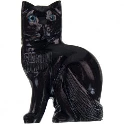 Kheops International Black Cat Onyx Spirit Animal (1.25")