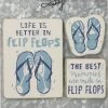 Primitives By Kathy Life Is Better In Flip Flops - Magnet Set 2 Primitives By Kathy Life Is Better In Flip Flops - Magnet Set