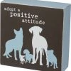 Primitives By Kathy Sale! Adopt A Positive Attitude ~ Box Sign