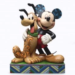 Enesco Mickey And Pluto By Jim Shore Disney Traditions