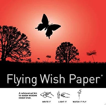 BUTTERFLY Mini Flying Wish Paper Kit 4 BUTTERFLY Mini Flying Wish Paper Kit