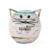 Ten Thousand Villages Global Fair Trade Gifts Recycled Coiled Paper Cat Box Handcrafted In Vietnam