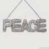 Ten Thousand Villages Global Fair Trade Gifts Inspiring News "PEACE" Wall Art Handcrafted In Vietnam