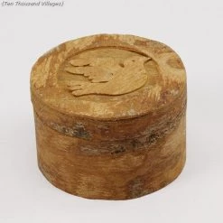 Ten Thousand Villages Small Dove Cinnamon Wood Box Handcrafted In Vietnam