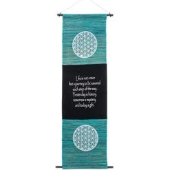 Kheops International Flower Of Life Seagrass Inspirational Banner New Arrivals!