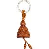Kheops International Meditating Kwan Yin Wood Keychain