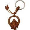 Kheops International Happy Hotei Buddha Wood Keychain Sale!