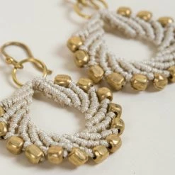 Ten Thousand Villages Spin A Tale Bead Earrings Handcrafted In Nepal Global Fair Trade Gifts