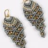 Ten Thousand Villages Regal Macramé Earrings Handcrafted In Nepal