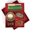 Ten Thousand Villages Complete Meditation & Relaxation Gift Set With Singing Bowl, Flags, Incense, Mantra Rock Handcrafted In Nepal Gift Sets 1 Ten Thousand Villages Complete Meditation & Relaxation Gift Set With Singing Bowl, Flags, Incense, Mantra Rock Handcrafted In Nepal Gift Sets