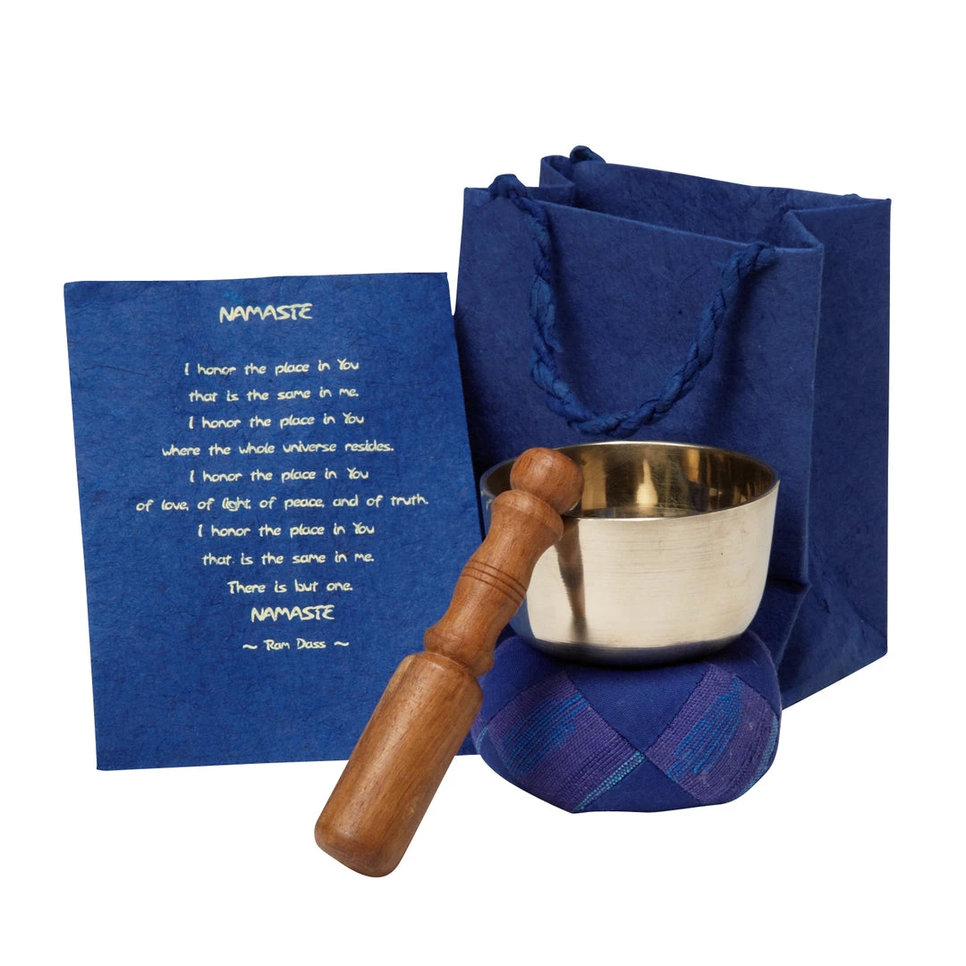 Ten Thousand Villages Namaste Singing Bowl Gift Set Handcrafted In Nepal 3 Ten Thousand Villages Namaste Singing Bowl Gift Set Handcrafted In Nepal