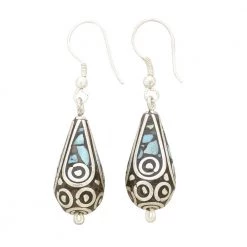 Ten Thousand Villages Mosaic Teardrop Earrings Handcrafted In Nepal Global Fair Trade Gifts