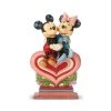 Enesco Mickey And Minnie Sitting On Heart By Jim Shore Disney Traditions 1 Enesco Mickey And Minnie Sitting On Heart By Jim Shore Disney Traditions
