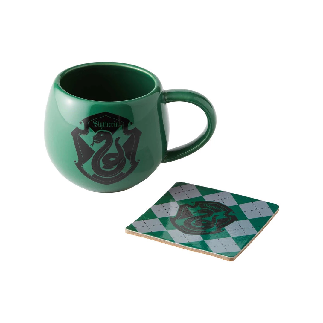 Enesco Slytherin Crest Mug & Coaster Harry Potter 3 Enesco Slytherin Crest Mug & Coaster Harry Potter