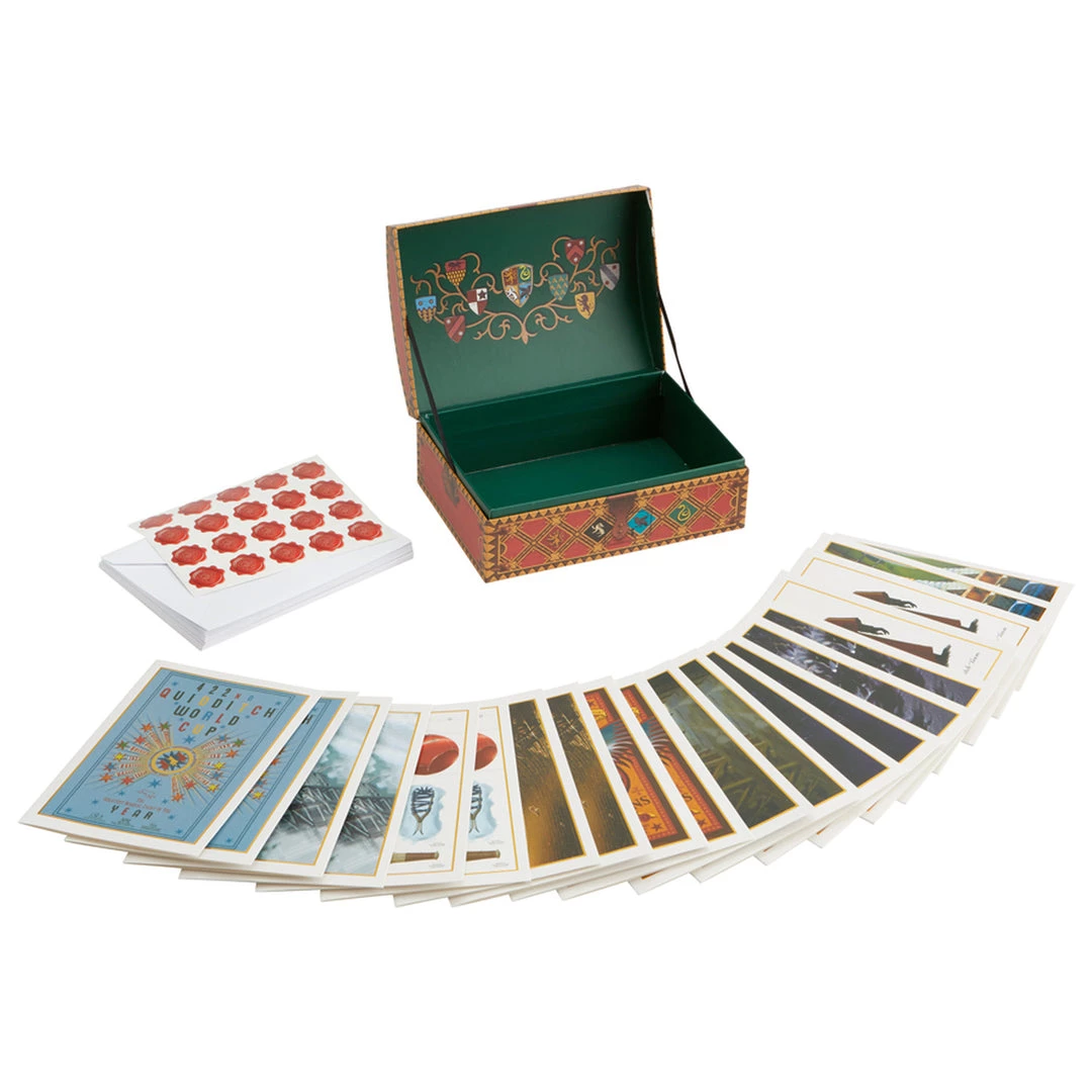 Enesco Quidditch Notecard Set ~ Wizarding World Of Harry Potter 6 Enesco Quidditch Notecard Set ~ Wizarding World Of Harry Potter