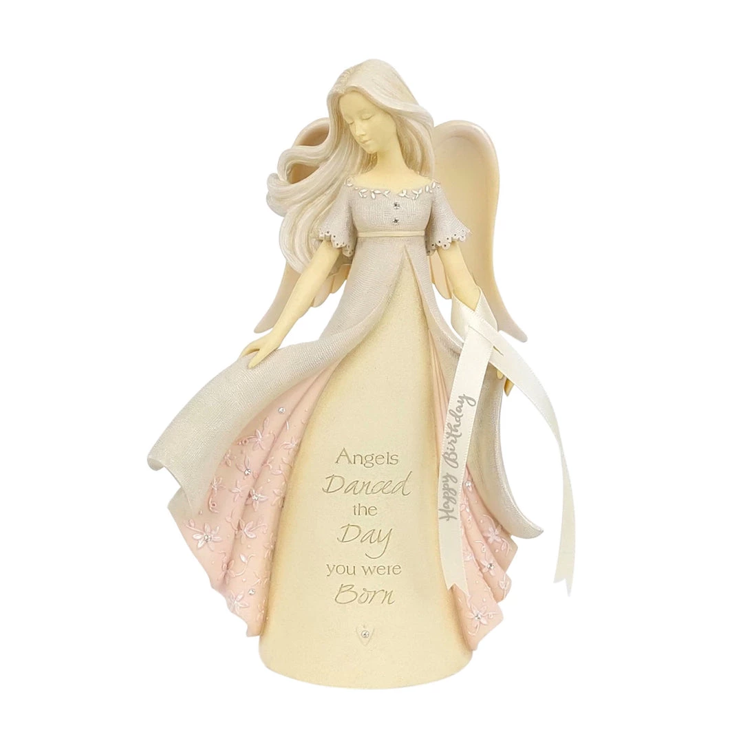 Enesco Angel Gifts Birthday Angel Figurine From The Foundations Collection 3 Enesco Angel Gifts Birthday Angel Figurine From The Foundations Collection