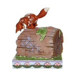 Enesco Disney Fox And Hound On Log By Jim Shore Heartwood Creek