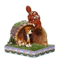 Enesco Disney Fox And Hound On Log By Jim Shore Heartwood Creek