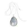 Ten Thousand Villages Global Fair Trade Gifts Moon Song Mother Of Pearl Sterling Silver Necklace Handcrafted In Peru