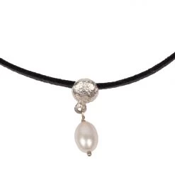 Ten Thousand Villages Pearl Drop Sterling Silver Choker Necklace Handcrafted In Peru Global Fair Trade Gifts