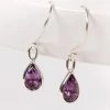 Ten Thousand Villages Amethyst Teardrop Sterling Silver Earrings Handcrafted In Peru Global Fair Trade Gifts